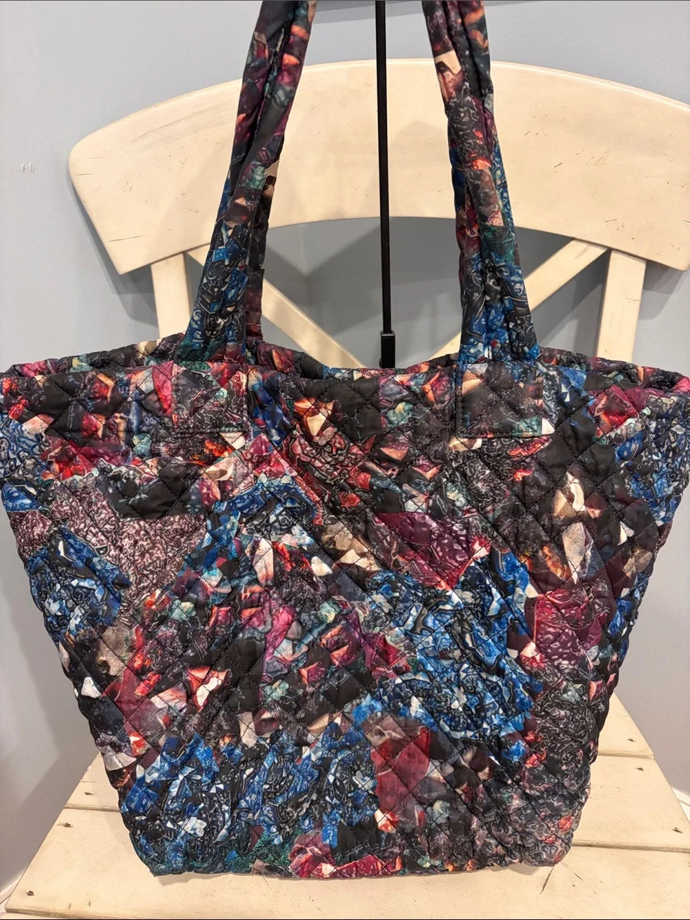MZ WALLACE Jewel Multicolor Medium Metro Tote Bag
